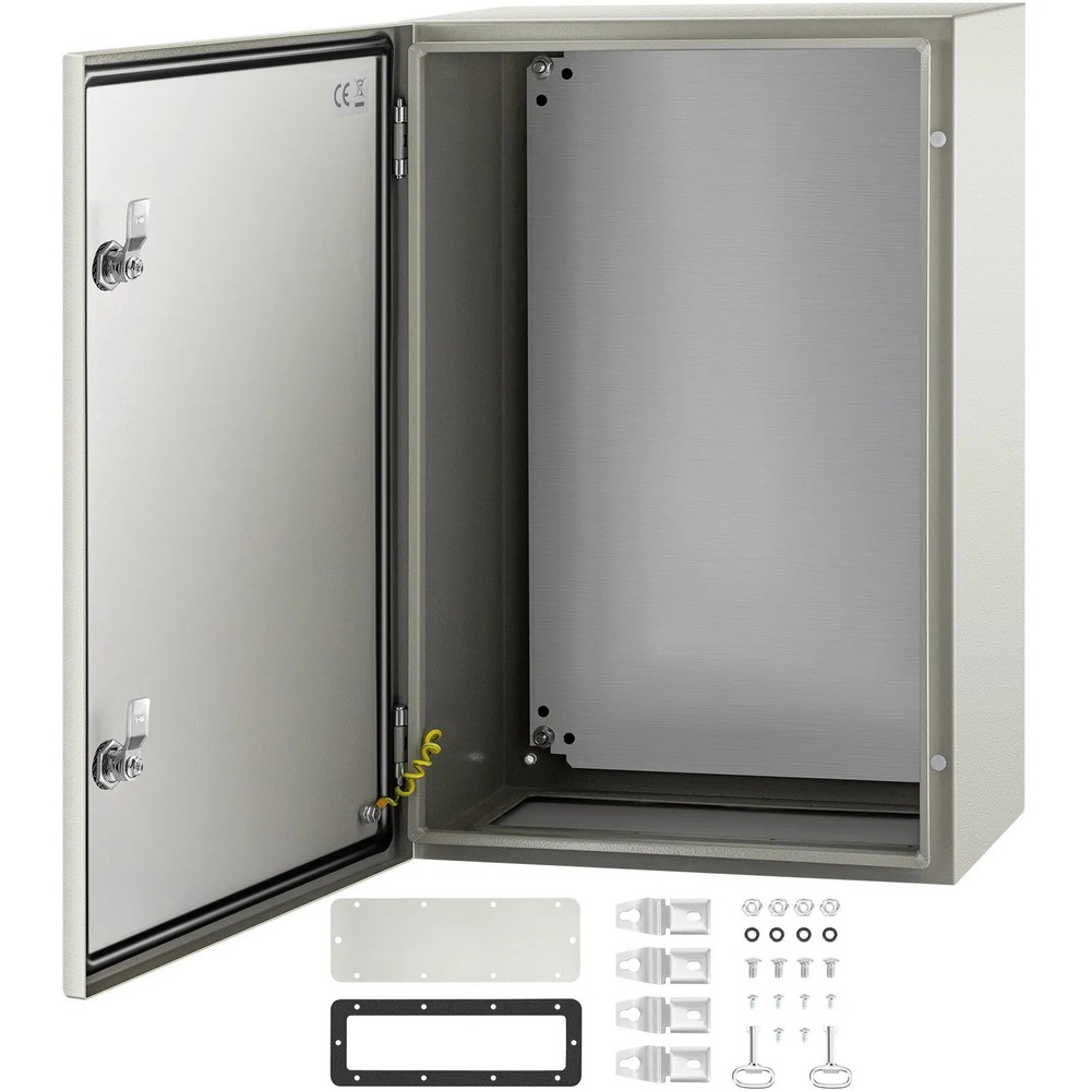 NEMA Steel Enclosure, 24 x 16 x 10\'\' NEMA 4X Steel Electrical Box, IP66 Waterp