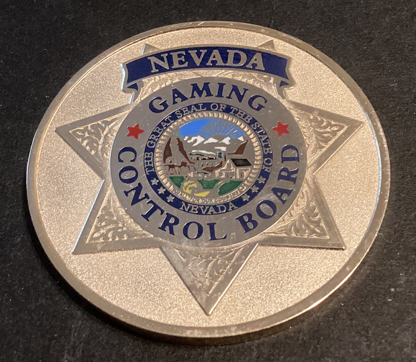 Challenge Coin, Nevada Gaming Control Board, Rare!!!