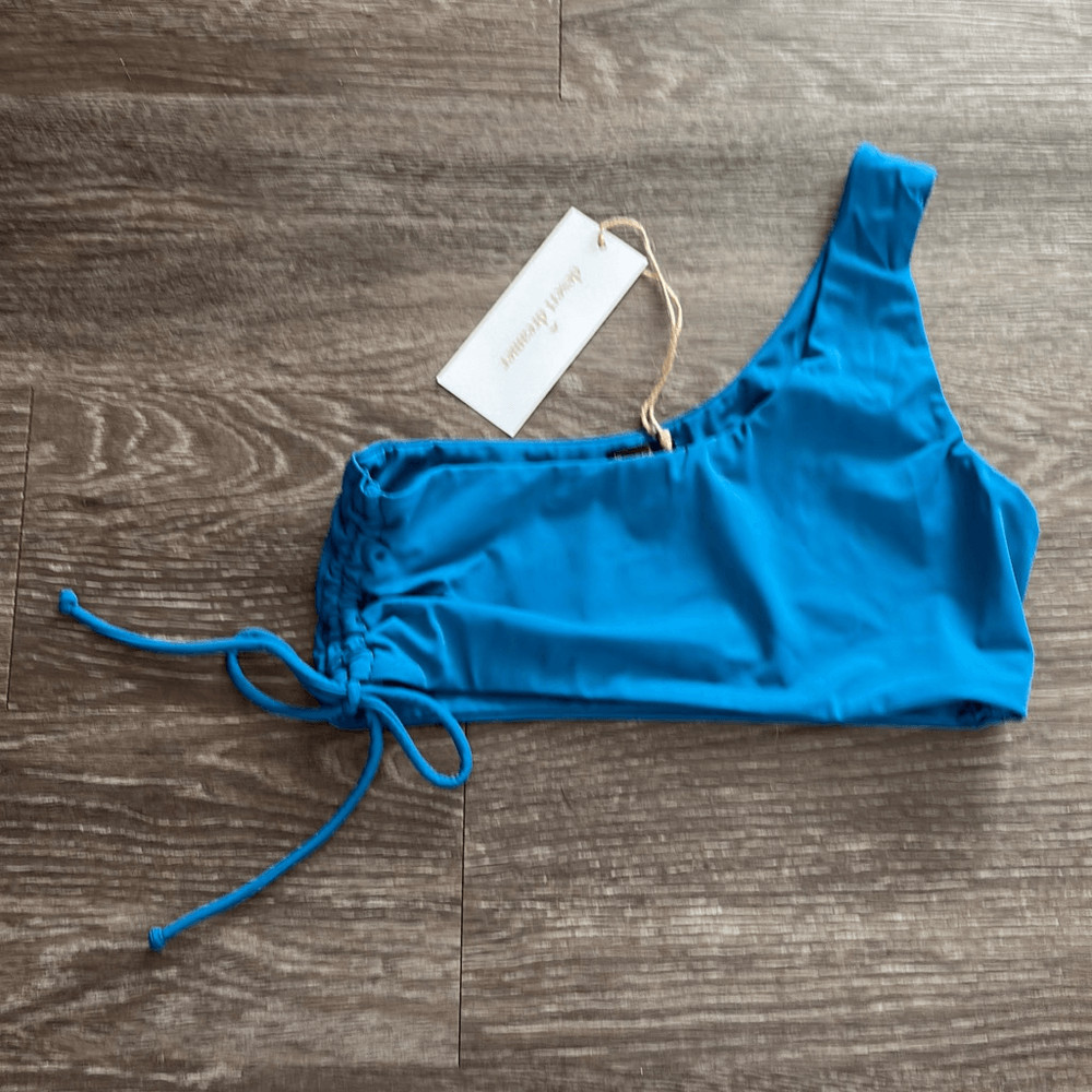 NWT Urban Outfitters Desert Dreamer Teal Blue Bikini Top Size Small
