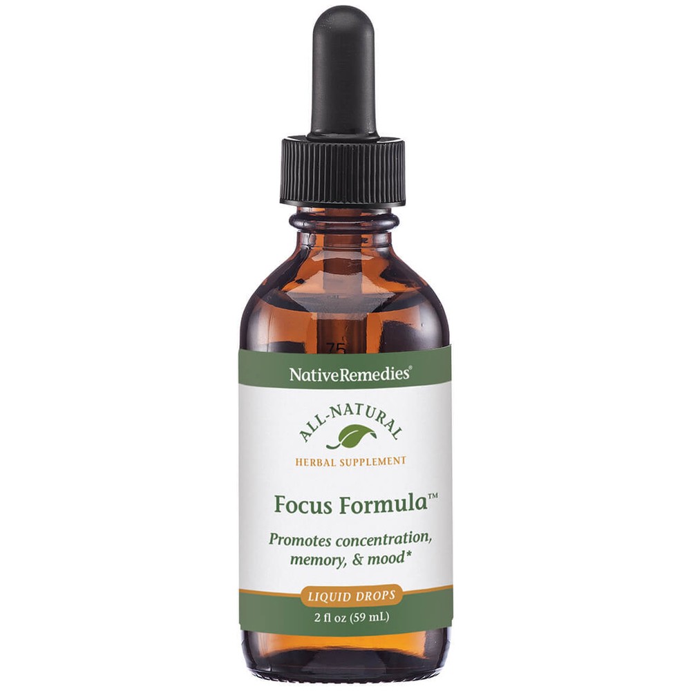 Native Remedies Focus Formula for Concentration & Mental Focus