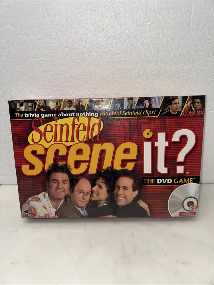 Seinfeld Trivia DVD Scene It? Video Board Game (Mattel 2008 Edition) New Sealed