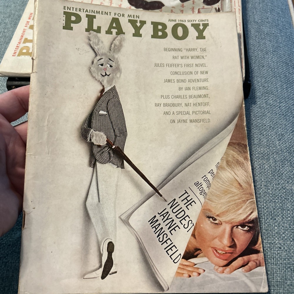 Playboy June 1963 | Playmate Connie Mason, Jayne Mansfield, Elusive Bar Guide