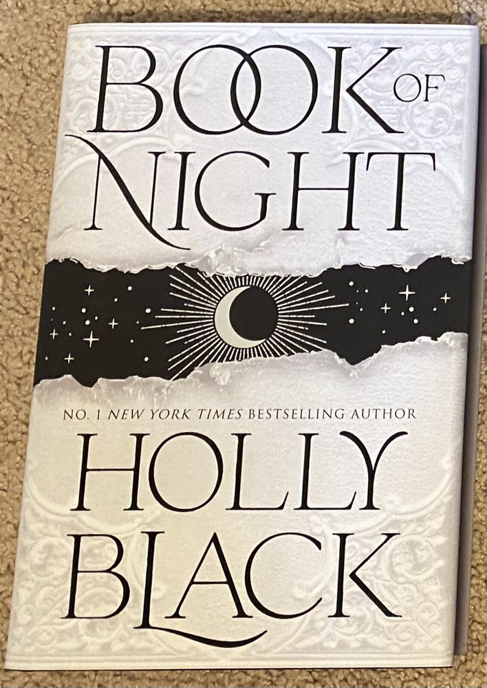 Book of Night - Holly Black - Illumicrate Exclusive -2022 - Sprayed Edges - HCDJ