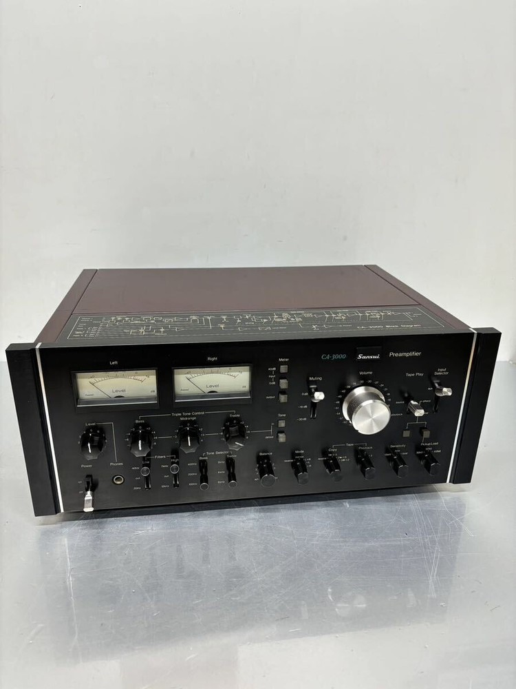 SANSUI CA-3000 Vintage High-End Stereo Preamplifier AS-IS Please Read Japan