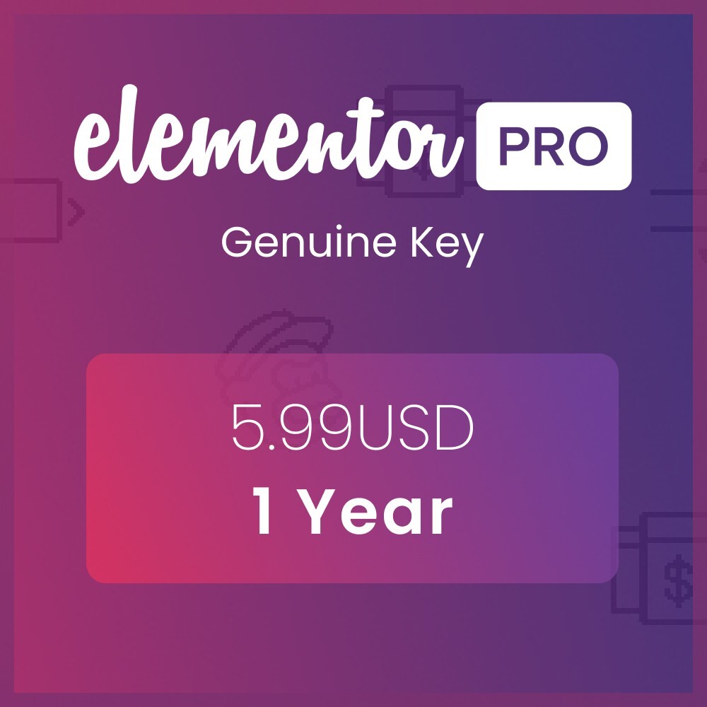 Genuine Elementor Pro Activating Service - 1 Year