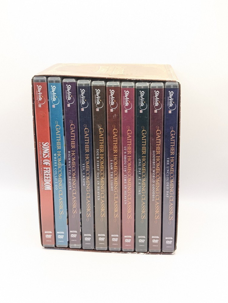 Gaither Homecoming Classics 10 USA Time Life DVD Box Set NO DISC SCRATCHES