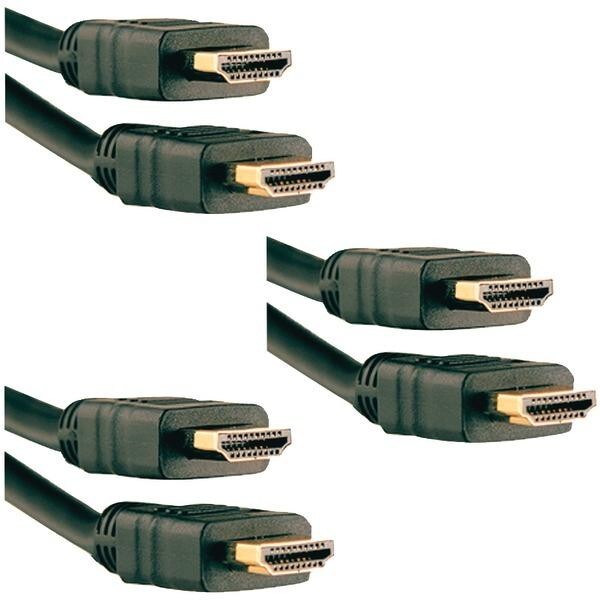 AmazonBasics 6ft High-Speed HDMI Cable 3-Pack for TV Monitor Projector-image
