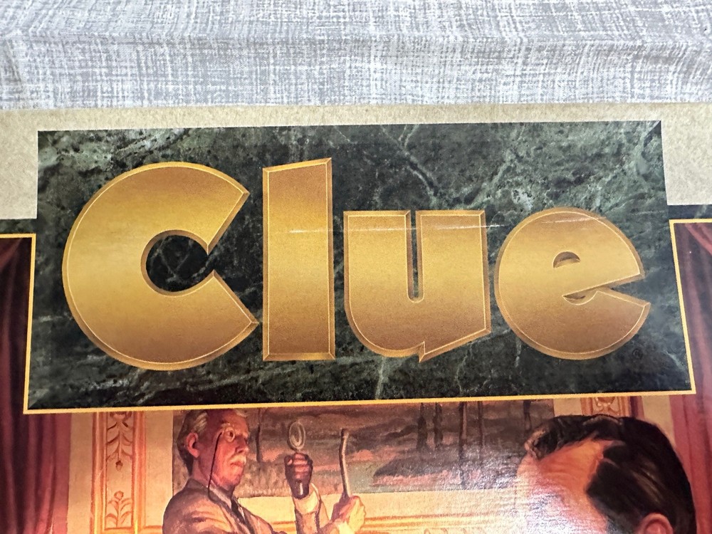 Clue Classic Parker Brothers Board Game Vintage Complete Family Mystery Game