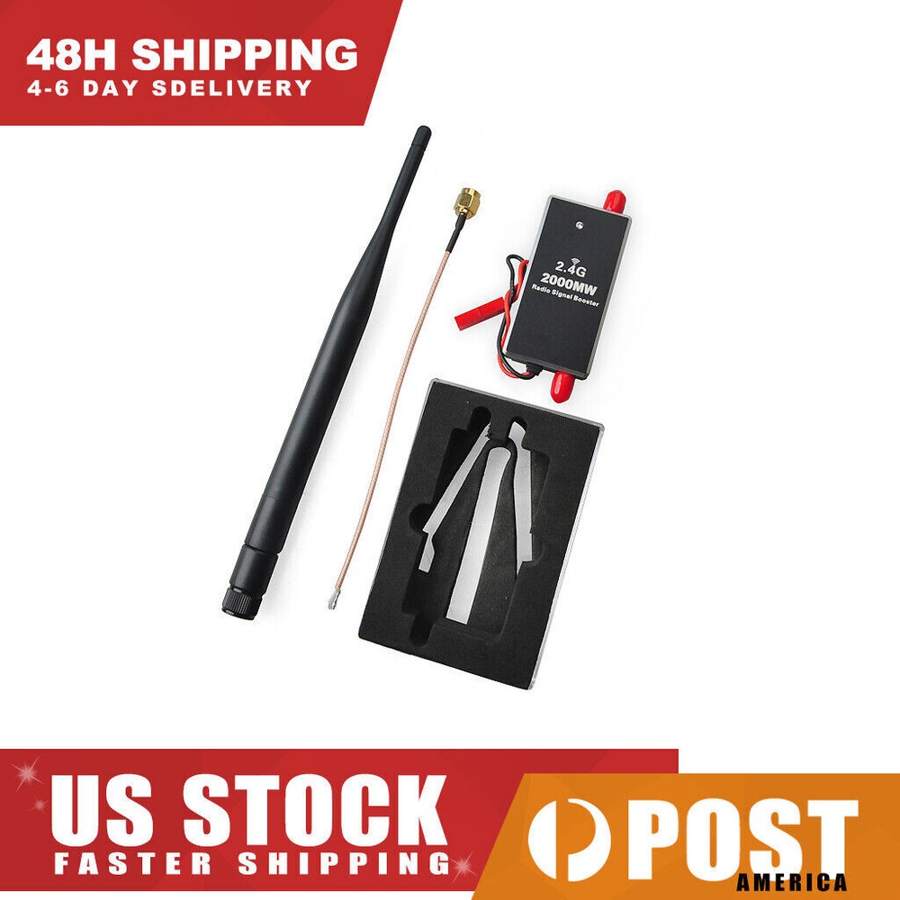DJI RC Transmitter FPV Radio Signal Booster 2.4G 2W 2000mW Amplifier Module