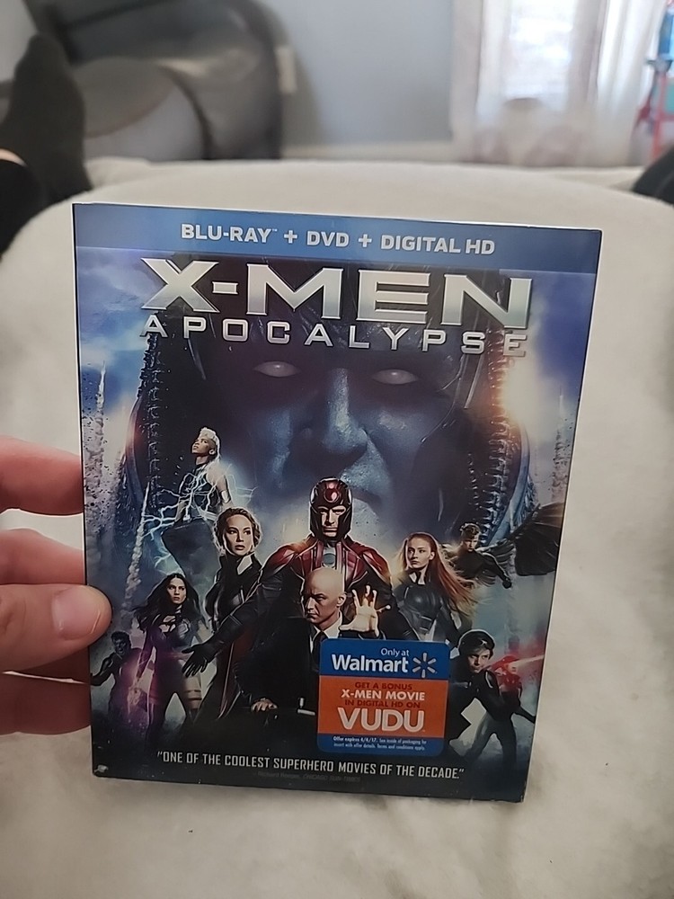 X-Men Apocalypse (Blu-ray + DVD + w/ Slipcover, 2016) Tested Works