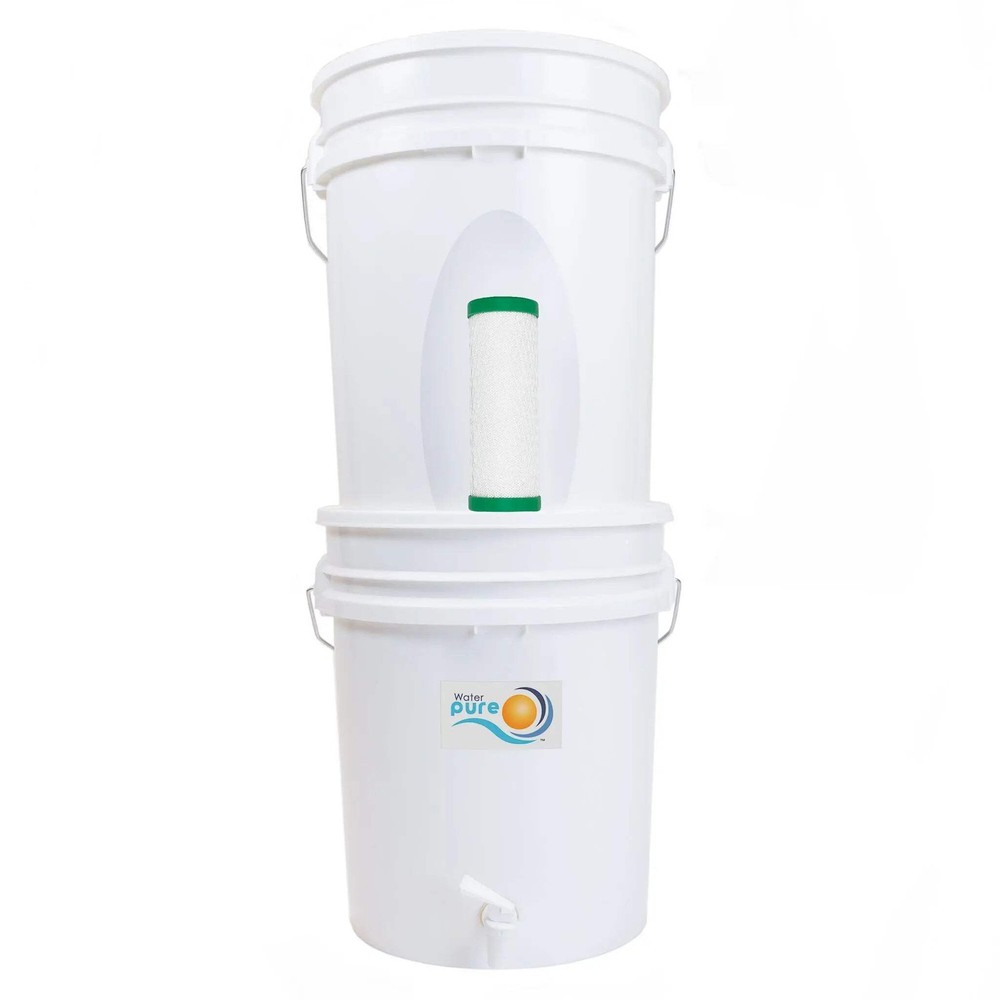 Gravity-fed Bucket Filter System Using Nano Technology