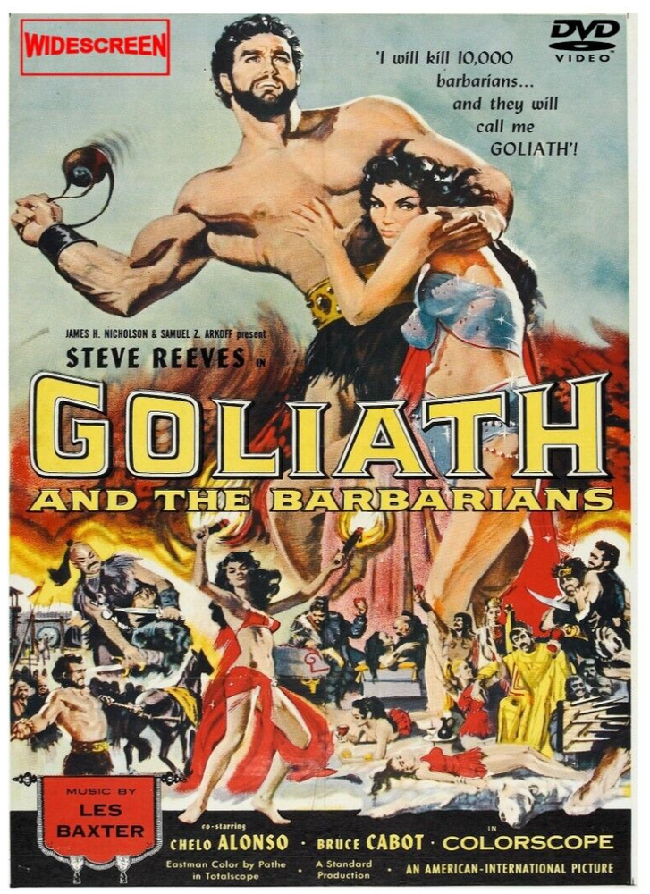 Steve Reeves Goliath & The Barbarians  1959 DVD Widescreen Remastered Action