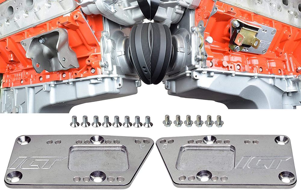 SBC Vehicle to LS Engine - Motor Mount Adapter Plate - Universal Swap Bracket Sm