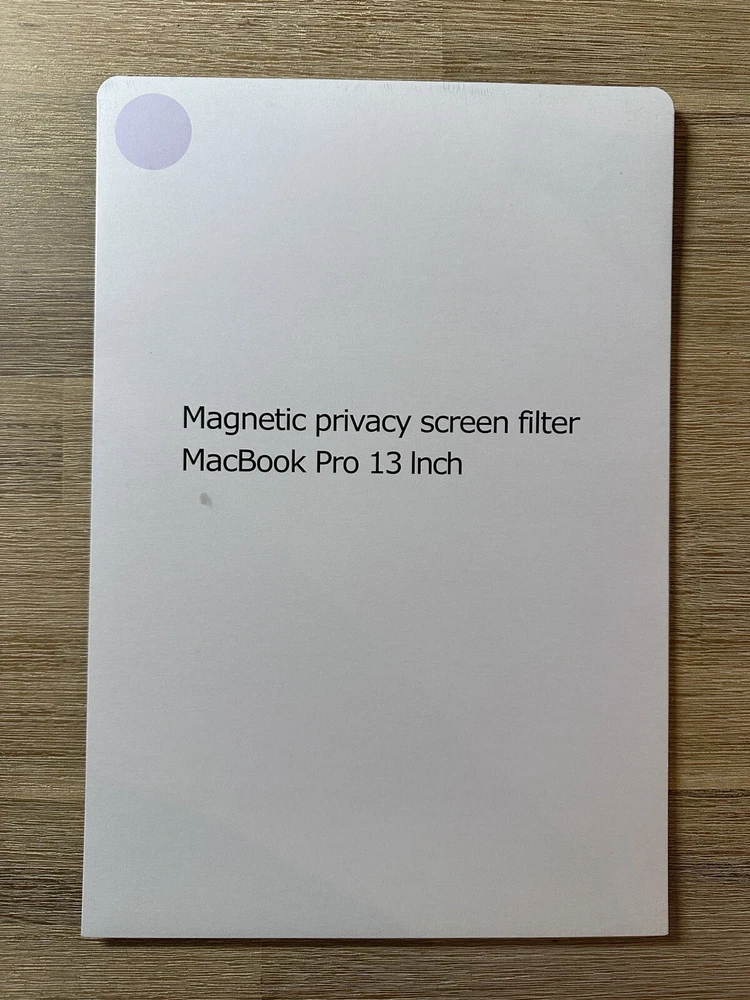 AmazonBasics Slim Magnetic Privacy Antiglare Screen Filter for 13