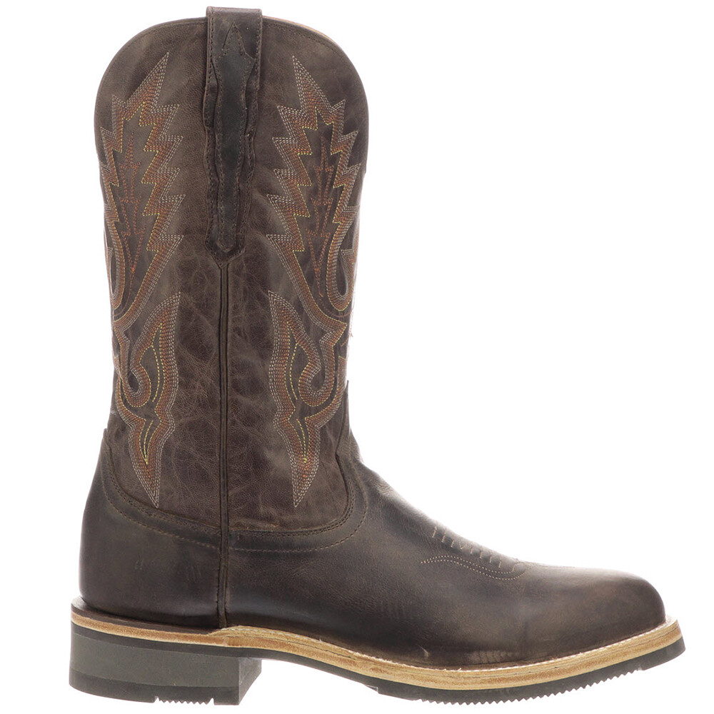 Lucchese Rusty Embroidery Round Toe Cowboy  Mens Size 8 2E Casual Boots M0028-CF