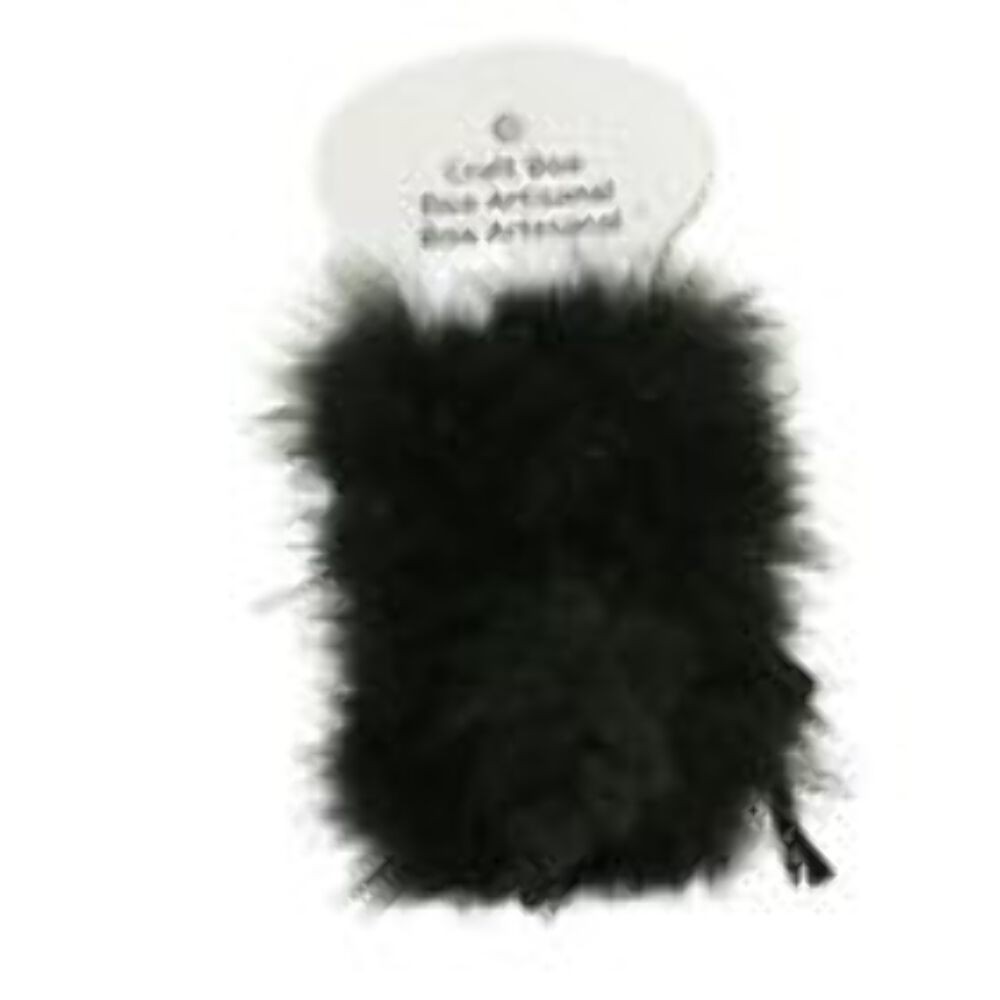 31453 - Fun Black Craft Boa for Whimsical DIY Projects, Costumes and Elegant Dec