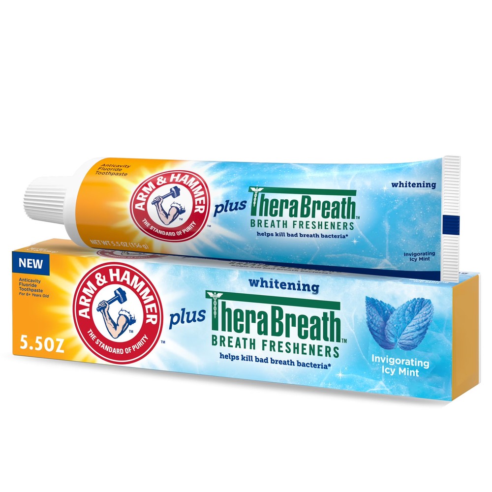 Whitening Toothpaste with Breath Fresheners
