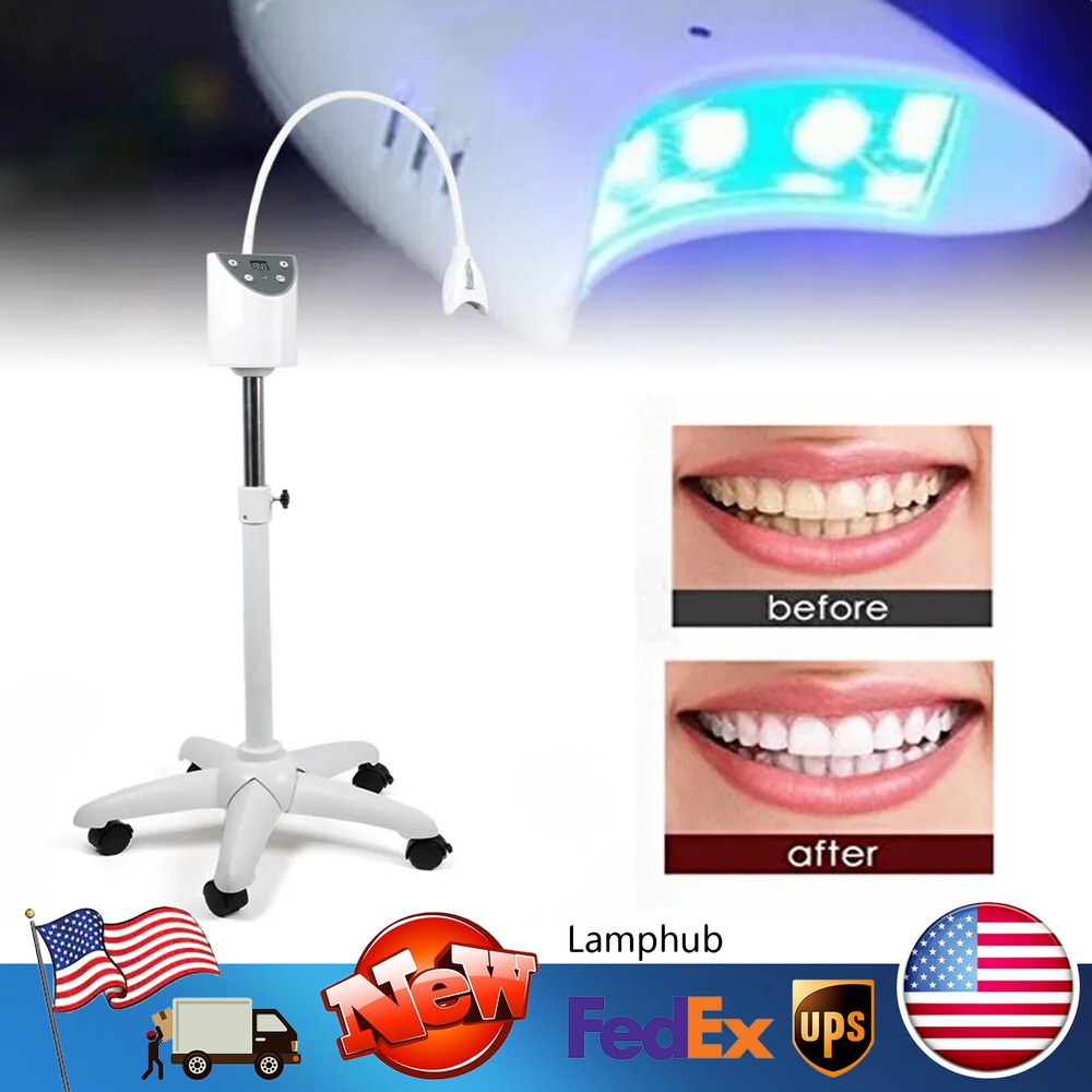 Dental Mobile Teeth Whitening Machine Lamp Bleaching Cold LED Light Accelerator