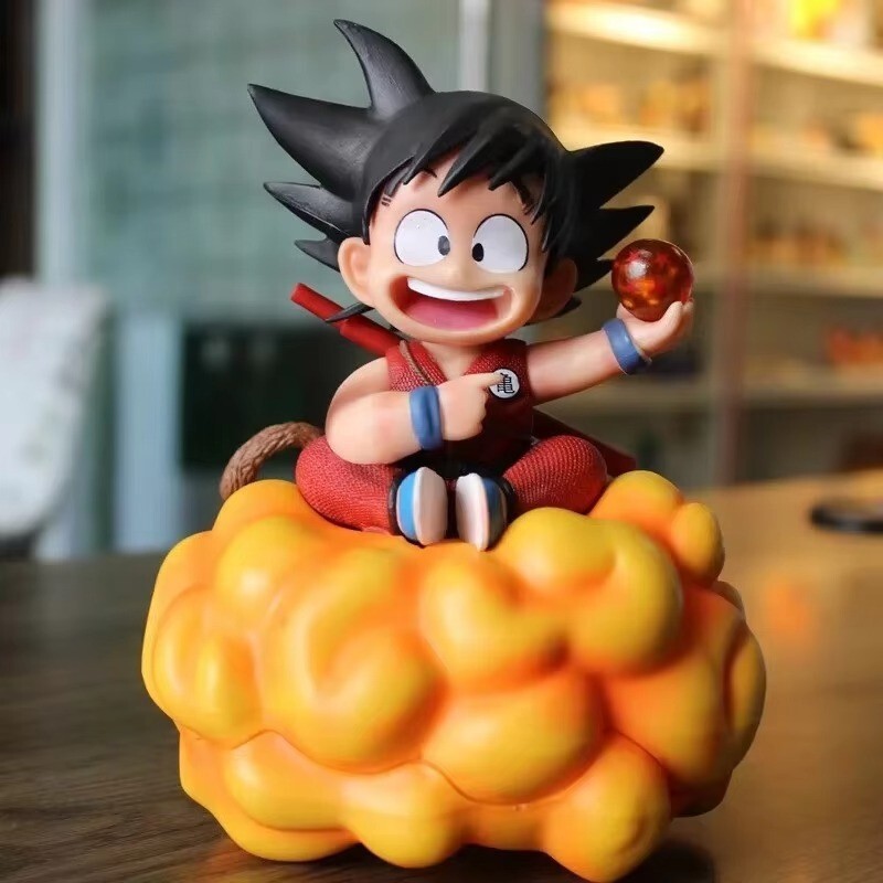 Dragon Ball Anime Figure Sun Goku Action Figure Young Flight Same Style Tendon D
