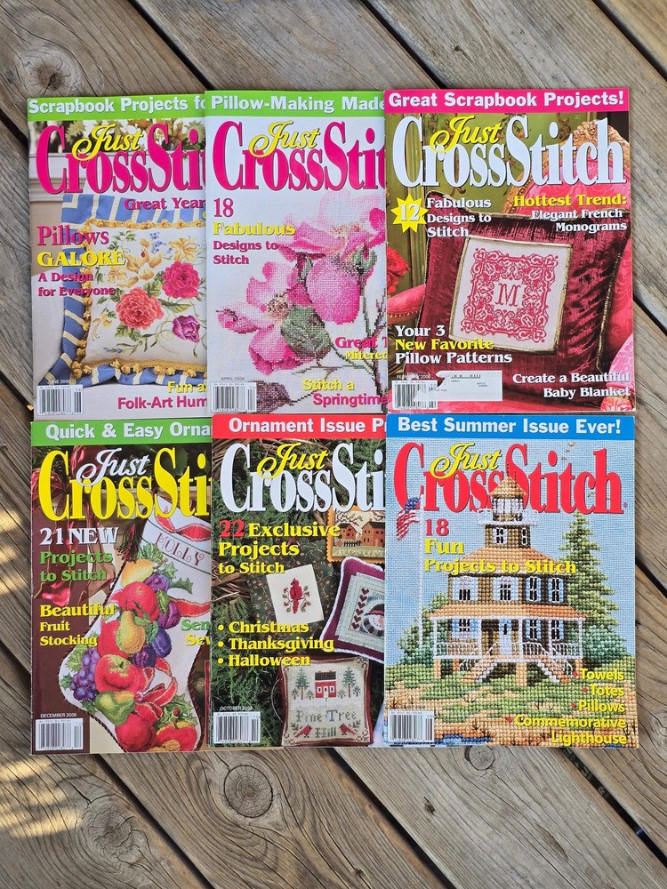 Just Cross Stitch - 2006- Magazine Bundle