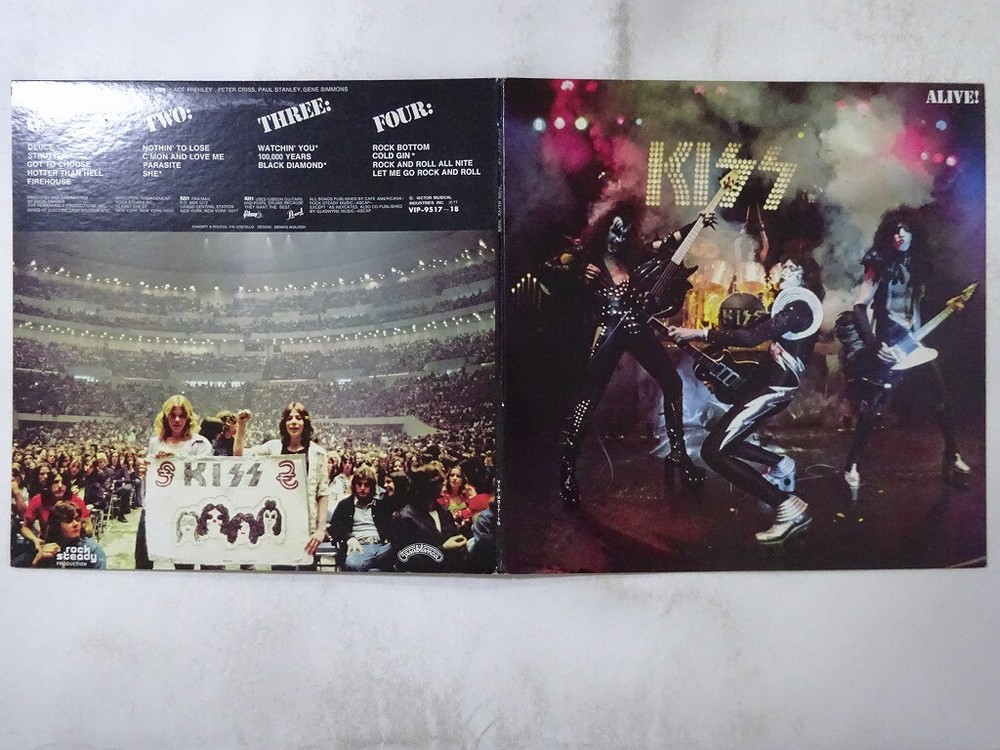 Kiss Alive! Casablanca VIP-9517~18 Japan  VINYL LP