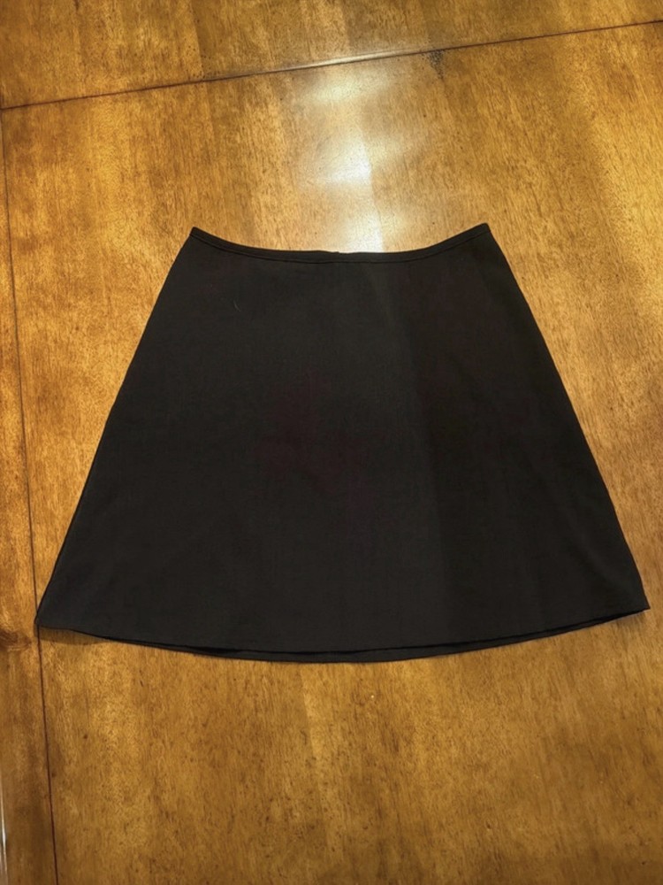 Vintage Byer Too Black White Stripe Y2K Mini Skirt Junior 9