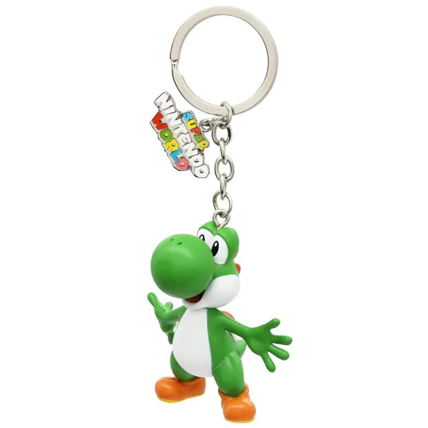 [Universal Studios] Super Nintendo World Yoshi Keychain From JP NEW