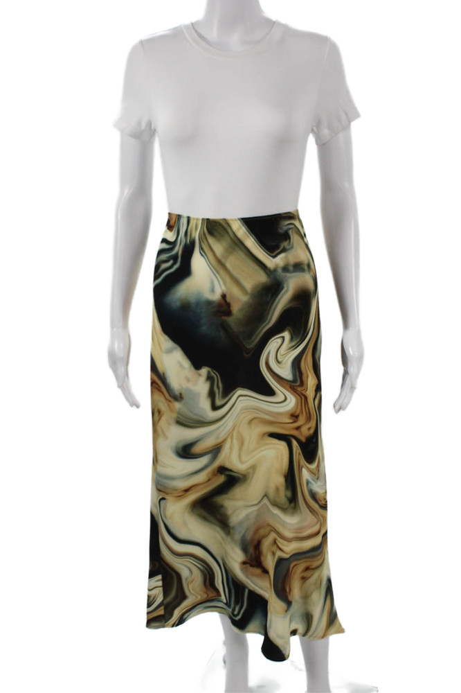 MNG Womens Straight Pencil Skirt Multicolor Polyester Geometric Long Size MFree Shipping in US $100+ Orders | $6.95 Orders Below
