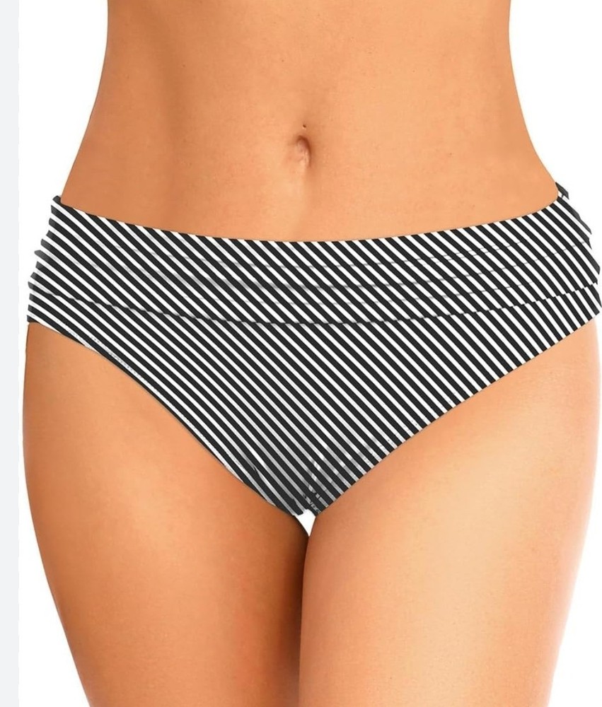 Zmart Full Coverage Ruched Bikini Bottoms Tummy Control Swim Bottoms Women's XL