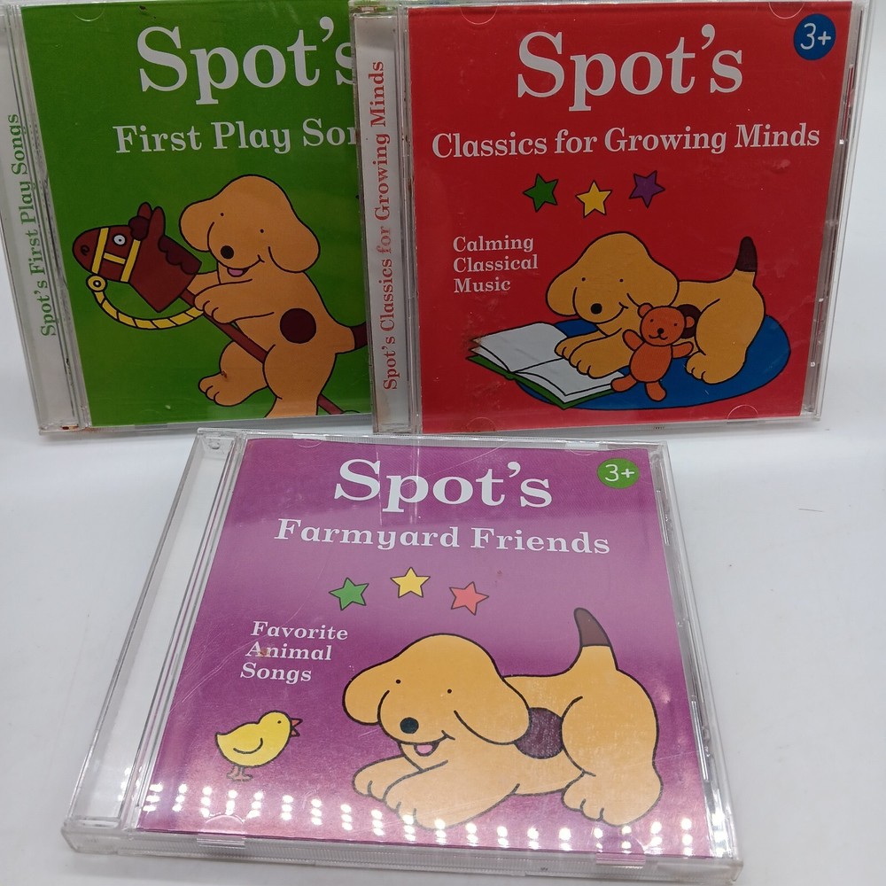 Spot the Dog Spots Farmyard Friends Growing Minds & First Play Songs 3 CDs READ