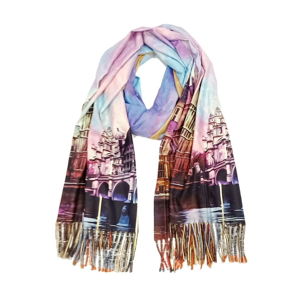 Tigerstars Big Ben Clock Tower Art Print Long Scarf