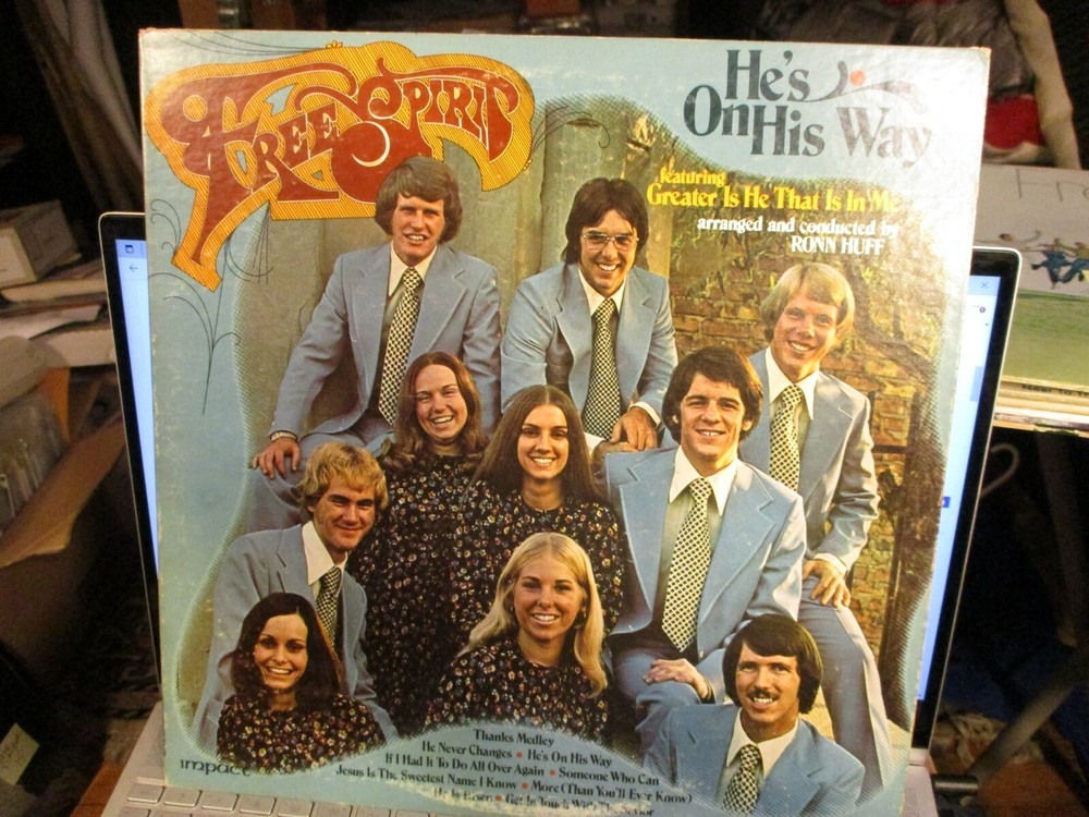 1974 Free Spirit He's On His Way Gospel LP Impact 3340 NM/VG Condition