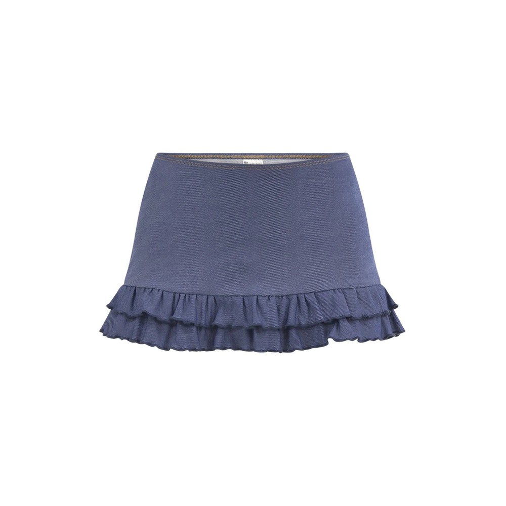 Womens CUTE Ruffle Swim Cover Skirt (Size Sm 4-6) BRAND NEW W TAGS