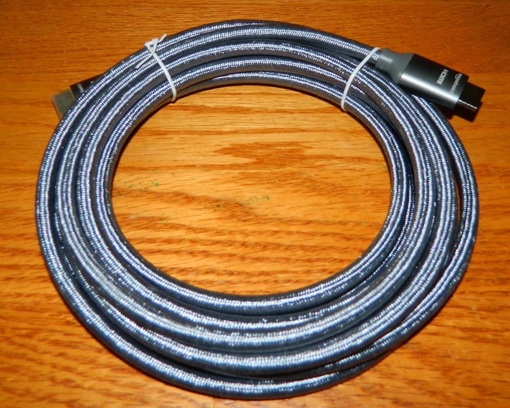 AmazonBasics 14ft Braided HDMI Cable High Speed for 4K HDR-image