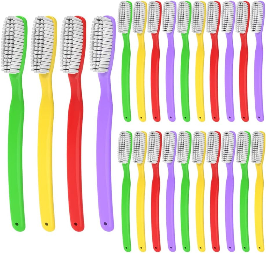Hard & Firm Toothbrush Stiff Bristle Brush for Smokers Oral Care Teeth Whitening