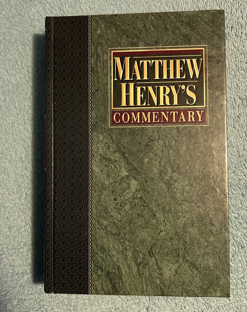Matthew Henry's Commentary Bible Volume 5, Matthew to John HB EUC