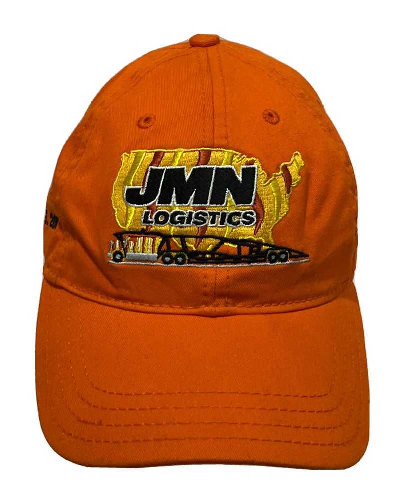 JMN Logistics Car Truck SUV Transport Orange Baseball Cap  -image