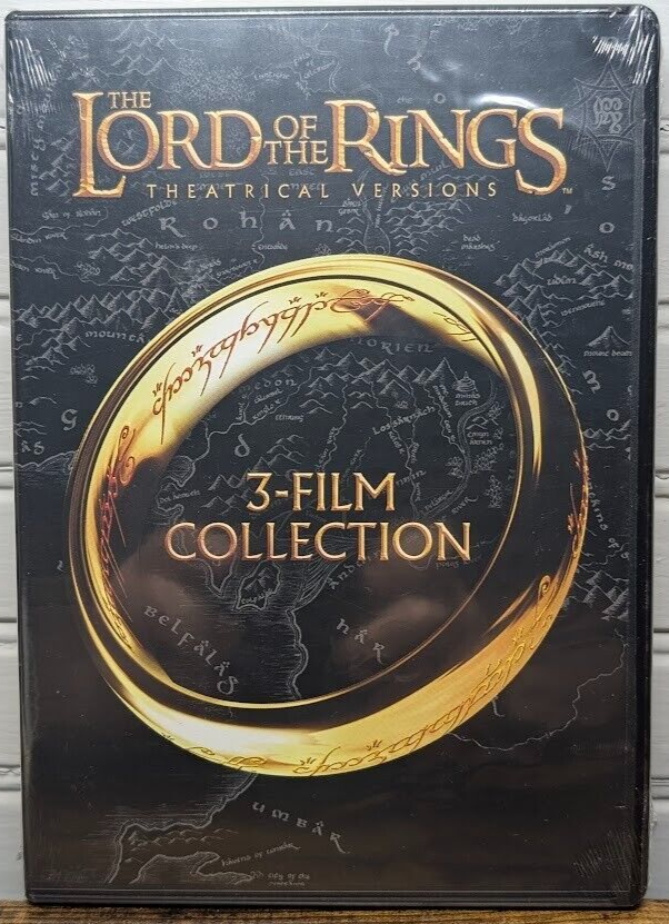 The Lord of the Rings : 3-Film Collection - Theatrical Versions (2014 DVD NEW)