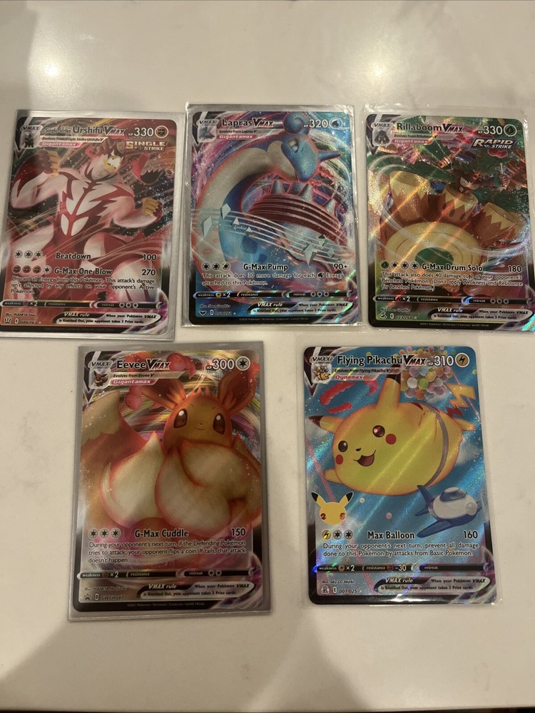 5 Vmax Card Lot