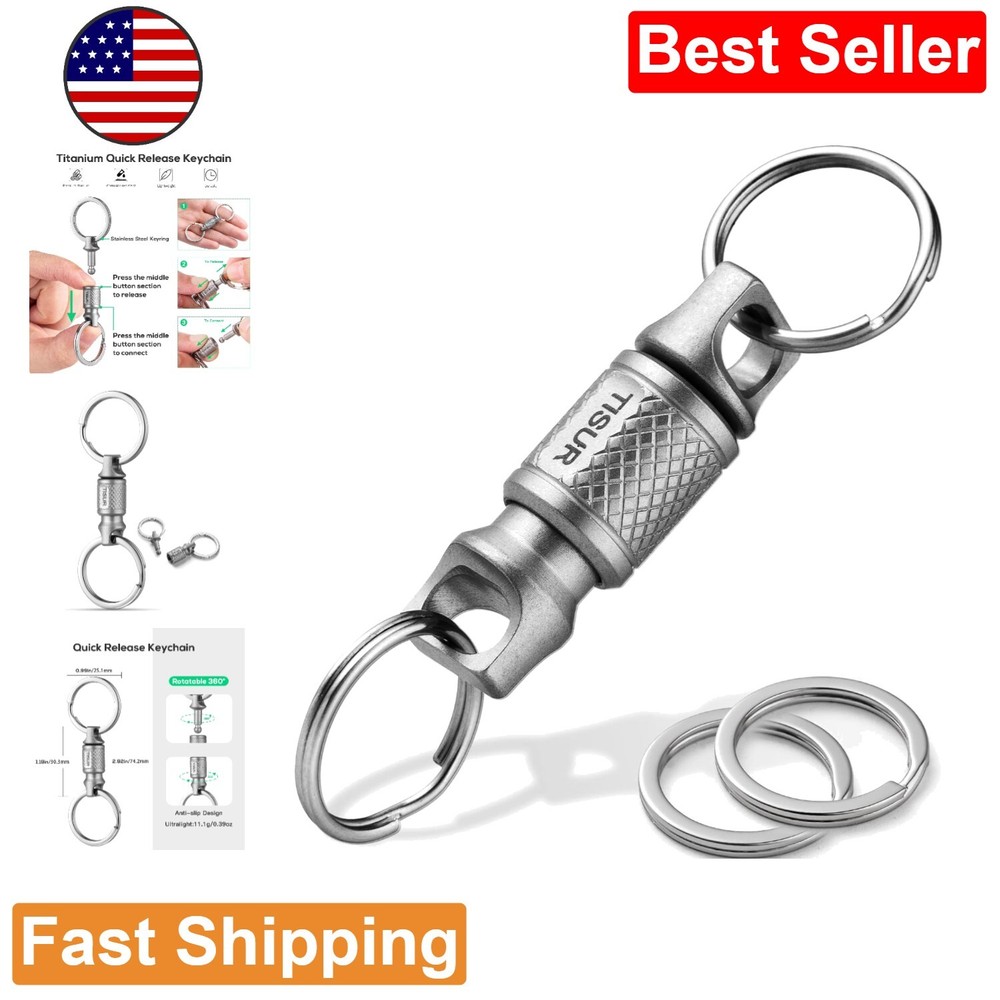 Keychain Clip - Pull Apart Quick Detach Key Rings - Gifts Women (79 characters)