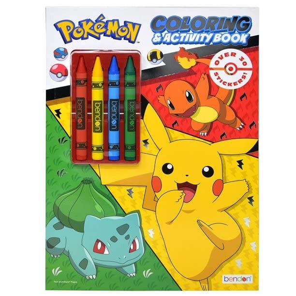 (1A) Pokemon Coloring & Activity Book W/ Crayons ACC NEWAnother great item from Rarewaves USA | Free delivery!