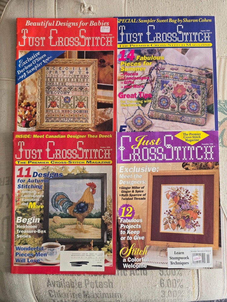 Just Cross Stitch - 1996- Magazine Bundle