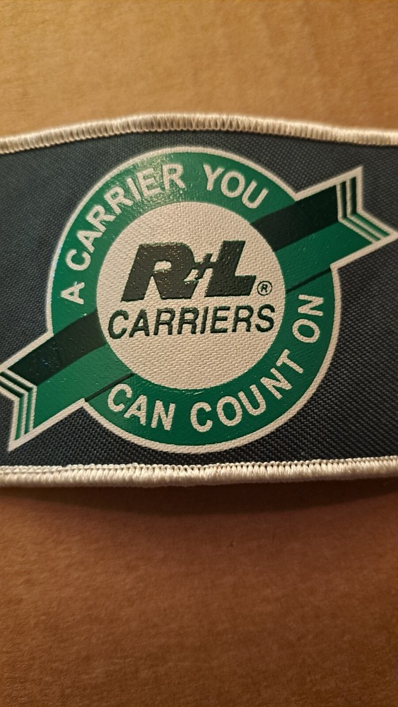 RL Carriers Patch Transport Logistics Trucking Badge Authentic Rare Cult Printed-image