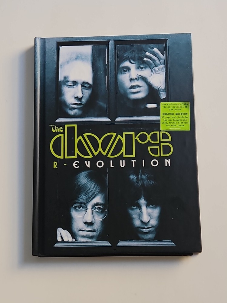 The Doors R-Evolution Blue-ray 60 pg. Book Deluxe Edition Jim Morrison 2013 VG+