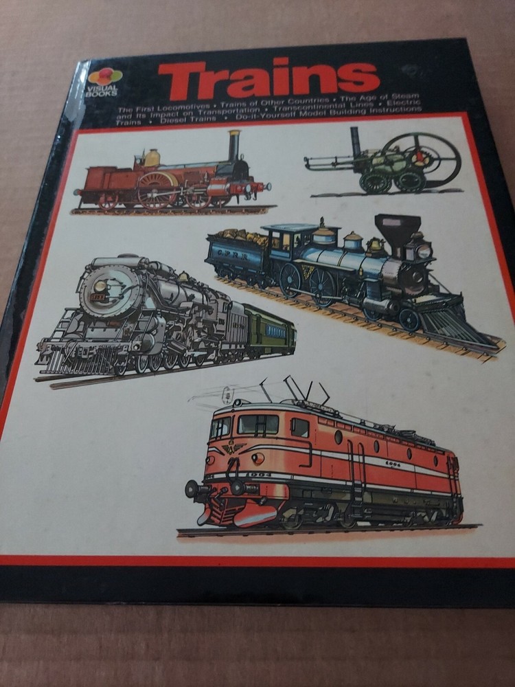 Vintage 1972 Trains Collector Book by Rixon Bucknall-image