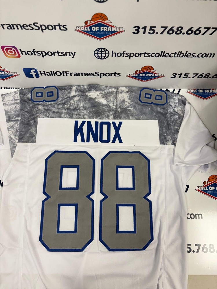 Dawson Knox Bills Sewn Stitched Rivalry Custom Jersey Xl