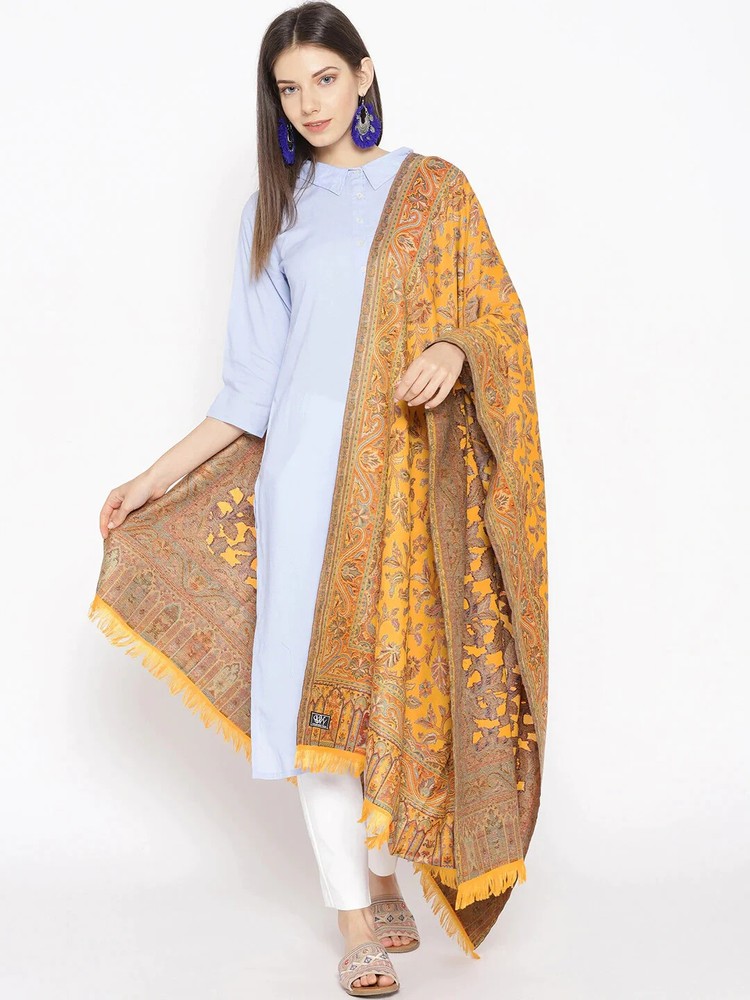 Indian Paisley 100% Cashmere Oversized Scarf Shawl Wrap for Women & Men