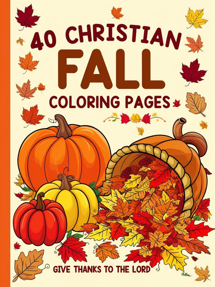 Printable Christian Fall Coloring Pages For Adults, Kids, Preschoolers, and Teen