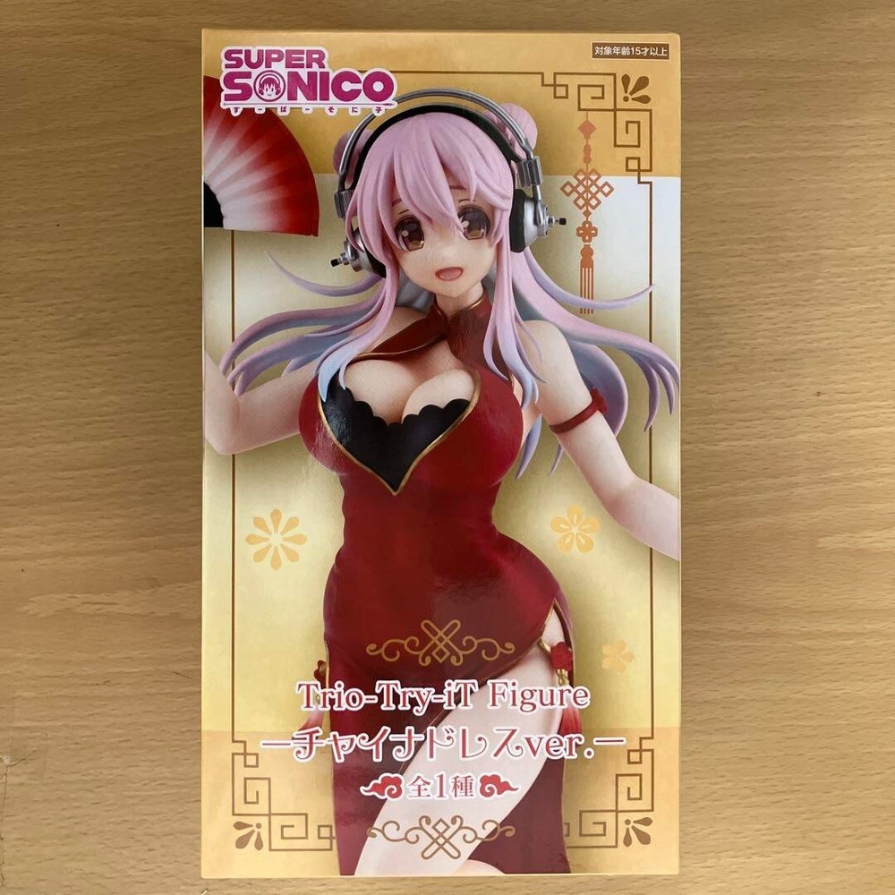Super Sonico Trio-Try-iT Figure Chinese Dress ver. Anime JAPAN FuRyu Figure