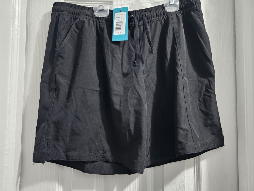 Calypsa by Modli Black 7' Swim Board Shorts Women's Size Large